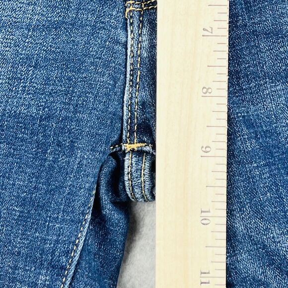 Calvin Klein Ankle Jeans Womens 4 High Rise Sandblast Wash Tapered Y2K Fit - Picture 7 of 13